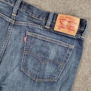 Levis 508 Jeans Mens 42x32 Blue Denim Regular Tapered Leg Medium Wash Relaxed